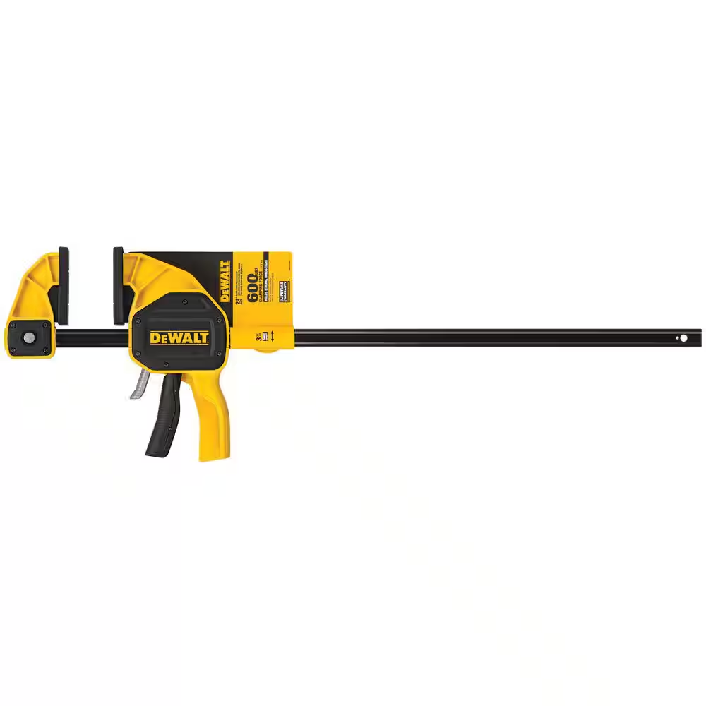 DEWALT 24 in. 600 lbs. Trigger Clamp with 3.75 in. Throat Depth